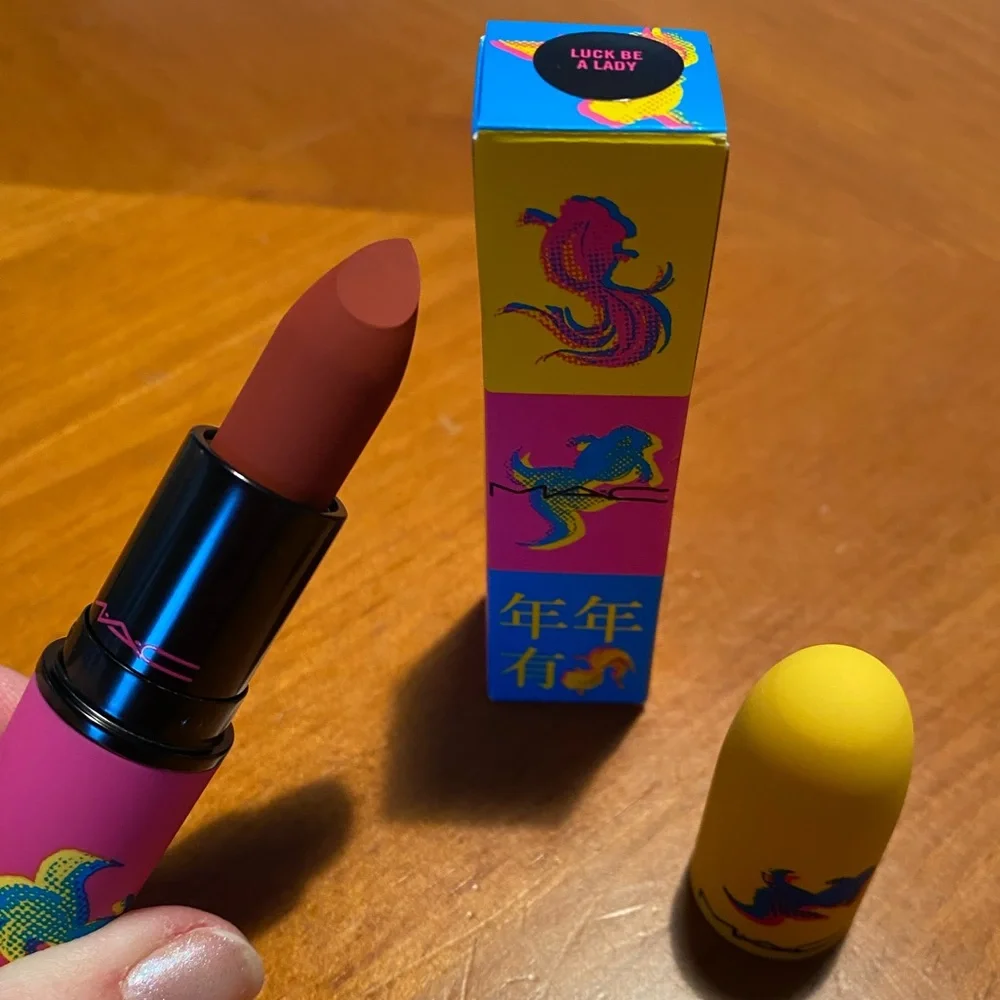 MAC Powder Kiss Lipstick Luck Be A Lady